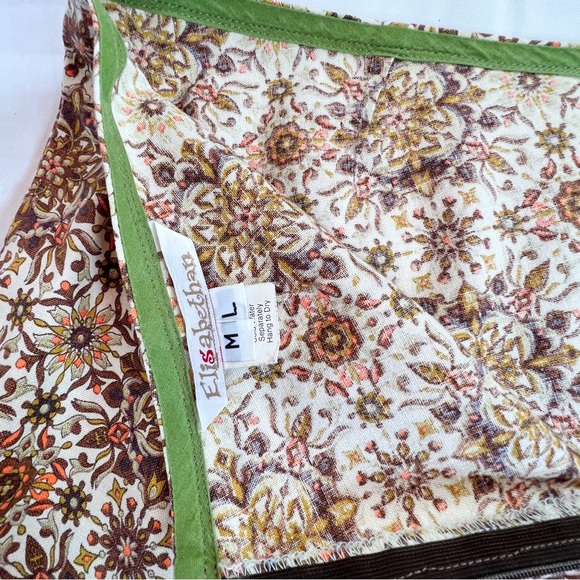 Elisabethan 1990’s vintage recycled skirt from 70’s material, S L - Picture 10 of 10